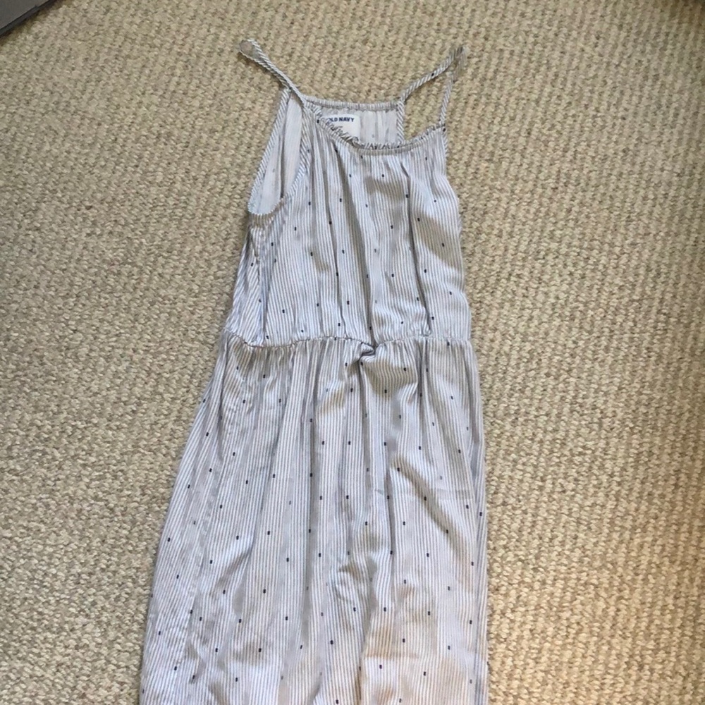 Old Navy kids blue stripe dress